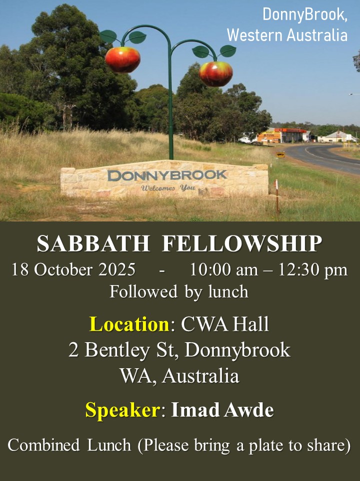 DonnyBrook, WA, Sabbath Fellowship