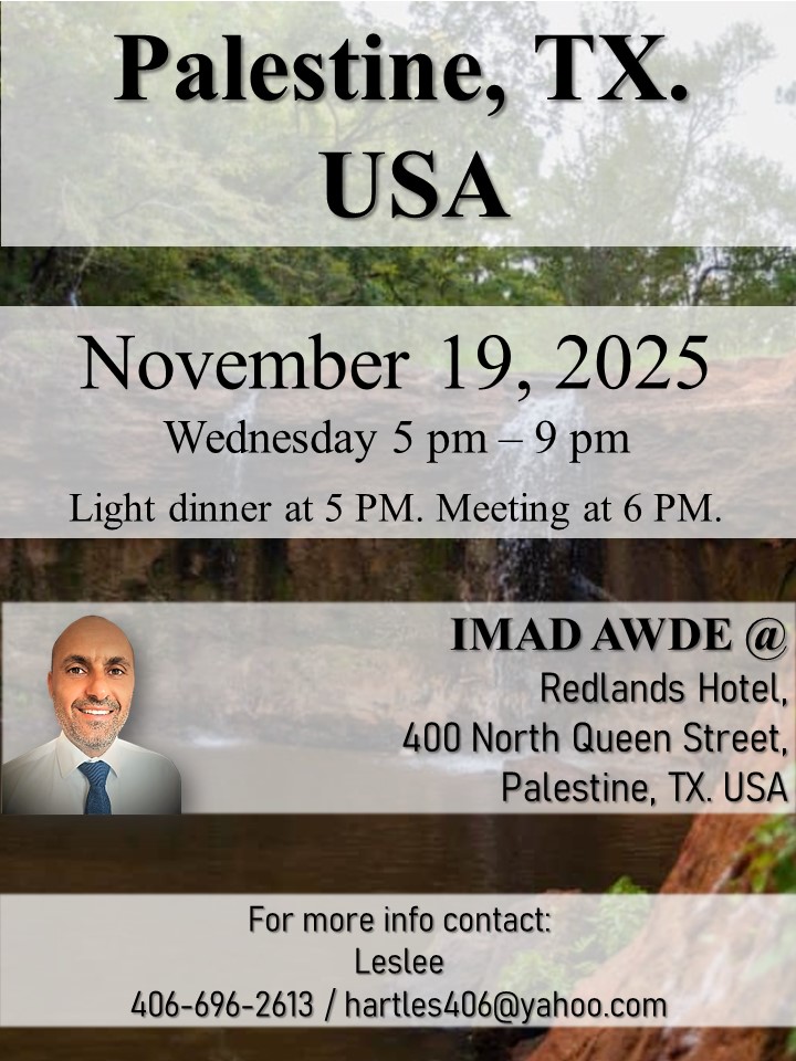 Palestine, TX, USA Meeting