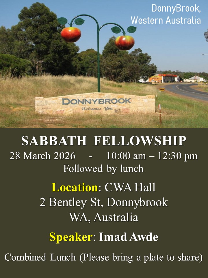 DonnyBrook, WA, Sabbath Fellowship